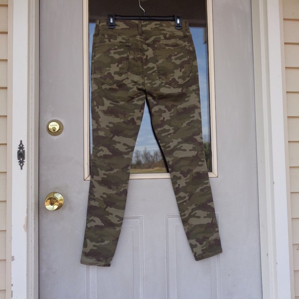 SO camo print jegging lowrise distressed jegging side stripe 11 JR - Picture 9 of 11